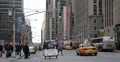 Ultra HD 4K NYC Avenue Of The Americas, New York City, Busy Traffic Commuters 4k or 4k+ Resolution