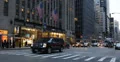 Ultra HD 4K NYC New York City, Busy Traffic Commuters, American Flag, by night 4k or 4k+ Resolution