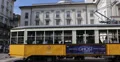 Ultra HD 4K Opera Scala Milan Italy Old Tram Departing Station People Walking 4k or 4k+ Resolution