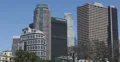 Ultra HD 4K Palm Trees, Highrise Office towers, Downtown Los Angeles, USA 4k or 4k+ Resolution