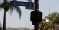Ultra HD 4K Pedestrian Crosswalk Hollywood Sign Los Angeles Traffic Light Hand 4k or 4k+ Resolution
