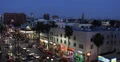 Ultra HD 4K Pedestrians Crossing People Sidewalk Walk Fame Hollywood Night Late 4k or 4k+ Resolution