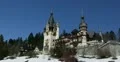 Ultra HD 4K Peles Castle in Sinaia, Romania, Winter Landscape, Cold Mountains 4k or 4k+ Resolution