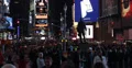 Ultra HD 4K People Crossing Street Times Square Night New York City Yellow Cabs 4k or 4k+ Resolution