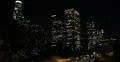 Ultra HD 4K Rush Hour on Freeway Night Downtown Los Angeles, LA, California, USA 4k or 4k+ Resolution