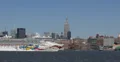 Ultra HD 4K Skyline Empire State Building Hudson River New York City Cruise Ship 4k or 4k+ Resolution