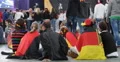 Ultra HD 4K Small Group Supporters of German Football Team Sitting Waiting 4k or 4k+ Resolution