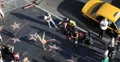 Ultra HD 4K Street Dancers Performing on Hollywood Walk of Fame People Applause 4k or 4k+ Resolution
