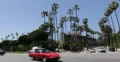 Ultra HD 4K Sunset Boulevard, Beverly Hills Hotel Palm Trees Traffic Los Angeles 4k or 4k+ Resolution