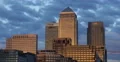 Ultra HD 4K Sunset Light Canary Wharf London Business Busy City Corporate Office 4k or 4k+ Resolution