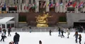 Ultra HD 4K Tourists Skaters Rockefeller Center Christmas Holidays Ice Rink 4k or 4k+ Resolution