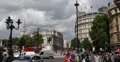 Ultra HD 4K Trafalgar Square Charing Cross City London Car Taxi Cab Passing UK 4k or 4k+ Resolution