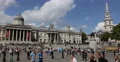 Ultra HD 4K Trafalgar Square London Public Space Popular Tourist Crowded People 4k or 4k+ Resolution