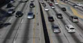 Ultra HD 4K Traffic Jam on Multiple Lane, Downtown Los Angeles, LA, California 4k or 4k+ Resolution