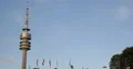 Ultra HD 4K TV Broadcast Observation Tower Antenna Olympic Stadium Munich Day 4k or 4k+ Resolution