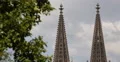Ultra HD 4K UHD Cologne Cathedral Gothic Towers Establishing Shot Famous Iconic 4k or 4k+ Resolution