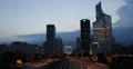 Ultra HD 4K UHD Commuters La Defense Paris Skyline Skyscraper Illuminated Night 4k or 4k+ Resolution