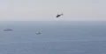 Ultra HD 4K UHD Helicopter Flying Over Mediterranean Sea Water Camera Follow Pan 4k or 4k+ Resolution