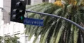Ultra HD 4K UHD Palm Trees Car Traffic Light Los Angeles Hollywood Street Sign 4k or 4k+ Resolution