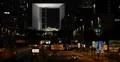 Ultra HD 4K UHD Paris Skyline La Defense Subway Metro Passing Car Traffic Night 4k or 4k+ Resolution