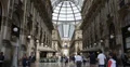 Ultra HD 4K UHD People Walking Crowds Shopping Gallery Milan Restaurants 4k or 4k+ Resolution