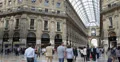Ultra HD 4K UHD People Passing Historic Famous Duomo Square Milan Shopping Store 4k or 4k+ Resolution