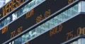 Ultra HD 4K UHD Stock Exchange Market Shares Ticker Times Square New York City 4k or 4k+ Resolution