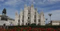 Ultra HD 4K UHD Vittorio Emanuele II Statue Milan Cathedral Dome Duomo Square 4k or 4k+ Resolution