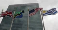 Ultra HD 4K United Nations Building Headquarters Flags UN Council Human Rights 4k or 4k+ Resolution