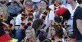 Ultra HD 4K V Sign Victory Hand Code Fingers German Supporters Stadium People 4k or 4k+ Resolution