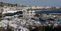 Ultra HD 4K view Le Suquet The Old Town and Port Le Vieux of Cannes France day 4k or 4k+ Resolution