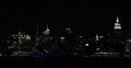 Ultra HD 4K View of New York City Manhattan Skyline Empire State Building Night 4k or 4k+ Resolution