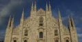 Ultra HD 4K Vintage Sculpture Facade Milan Duomo Square Cathedral Church Italy 4k or 4k+ Resolution
