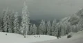 Ultra HD 4K Winter Landscape, Ski Resort in Beautiful Mountains in Cold 4k or 4k+ Resolution