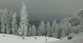 Ultra HD 4K Winter Landscape, Ski Resort in Beautiful Mountains in Cold 4k or 4k+ Resolution