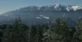 Ultra HD 4K Winter Landscape, Beautiful Mountains in Cold Season, Fir Tree 4k or 4k+ Resolution