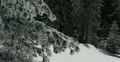 Ultra HD 4K Winter Landscape, Beautiful Mountains in Cold Season, Fir Tree 4k or 4k+ Resolution