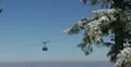 Ultra HD 4K Winter Landscape, Resort Cable Car in Beautiful Mountains in Cold 4k or 4k+ Resolution