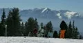 Ultra HD 4K Winter Landscape, Ski Resort in Beautiful Mountains in Cold 4k or 4k+ Resolution
