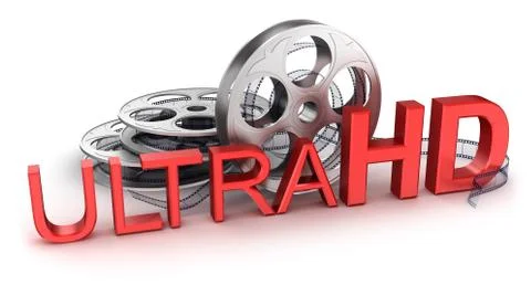 Ultra HD icon Illustrazione stock