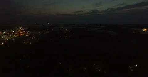 Ultra HD of Skyrockets Exploding on the Fourth of July Video stock 52137273