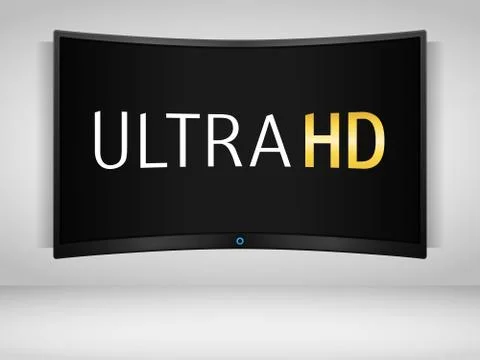 Ultra HD TV Stock-Illustration