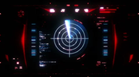 Ultra high resolution footage of futuristic interface of artificial intelligence Stock Footage