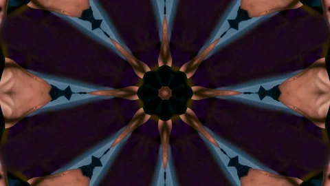 Ultra Kaleidoscope Box Background Hypnotic Box Stock-Footage 120650153