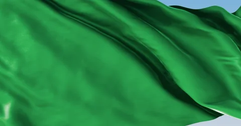 Ultra realistic looping flag: Libya Stock Footage 61307105