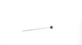 ultra slo mo pins drop on glass white background color heads HD Footage