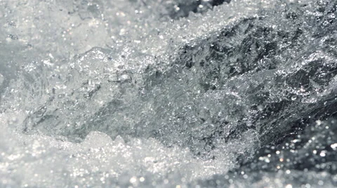 Ultra-slow motion close-up rapids Stock Footage 59527770