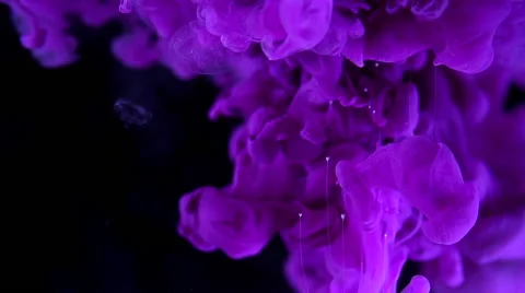 Ultra slow motion pink ink in water Vídeos de archivo 44294041
