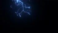 Ultra Super Slow Motion Lightning Discharge, High Speed Camera Shot. Stock Footage