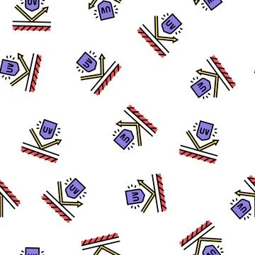 Ultra violet uv protect layer vector seamless pattern Ilustración de archivo
